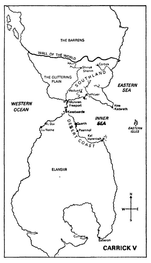 Orthe map from Golden Witchbreed