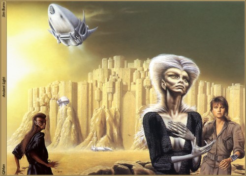 Ancient Light cover art by Jim Burns