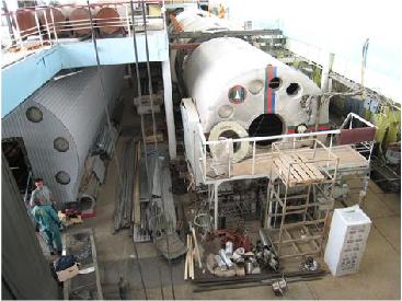 The cylindrical chambers at IMBP, used for 40 years