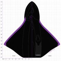 Dorsal and ventral view of Sky Fighter