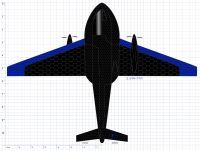 Sky Flyer, dorsal and ventral views