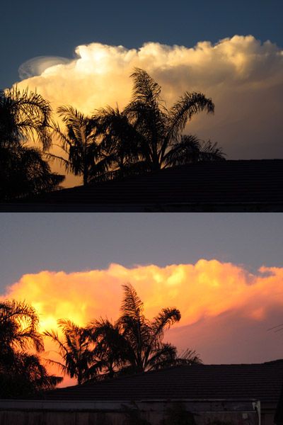 Cumulonimbus cloud over Melbourne