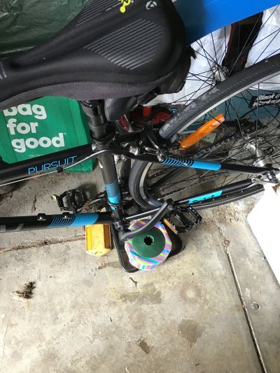 Bicycle damage - bent pedal shaft