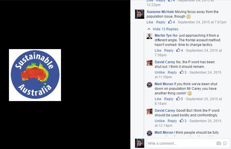 Sustainable Australia rebrand, 24/9/2015