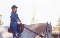 Me horseriding, 1981