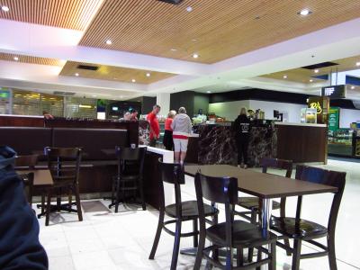 View of Romano's kiosk