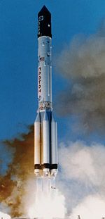 Launch of Zarya on a Proton rocket (NASA)